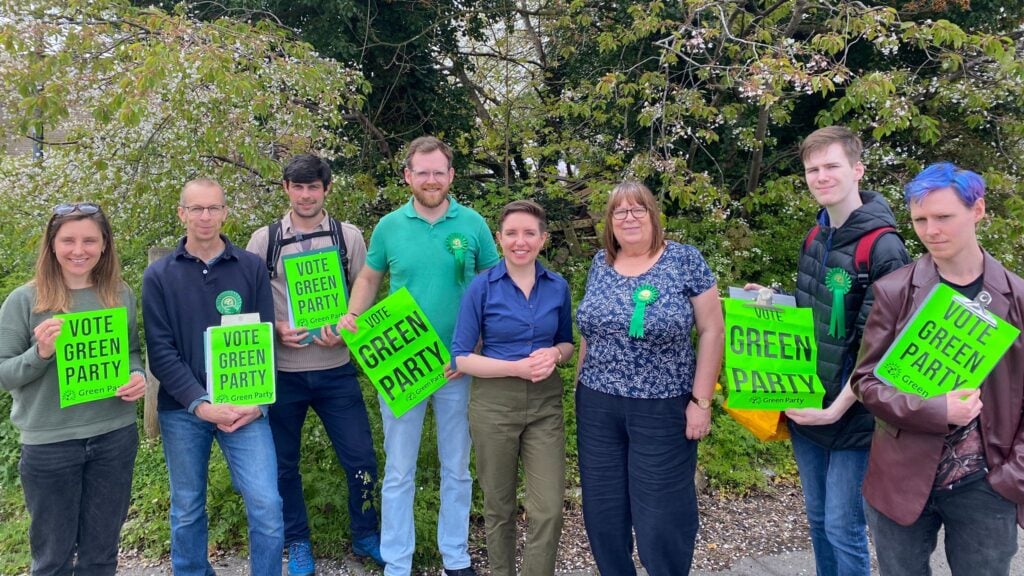 Carla Denyer and Campaigners.